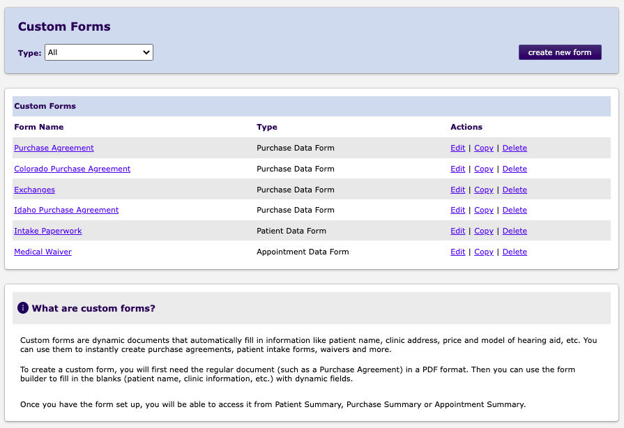 Custom Form Builder