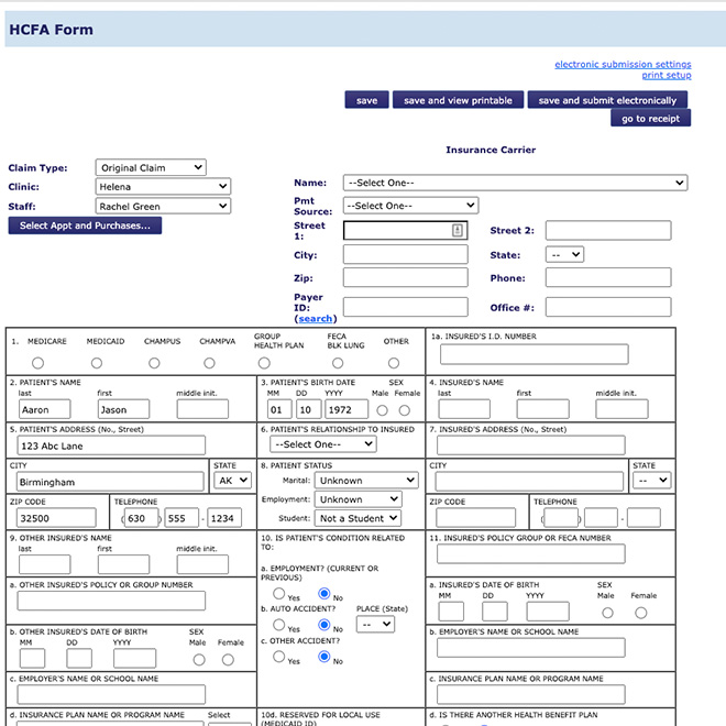 Insurance Claim Builder